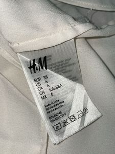 H&amp;M Ruffle Trim Formal Top