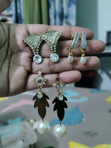 three earings combo ( buy two get one free )