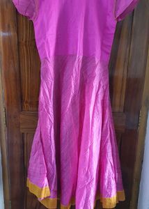 Pink Embroidered Anarkali Dress