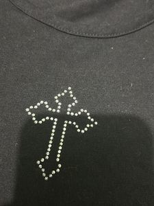 Black Crop Tank Top