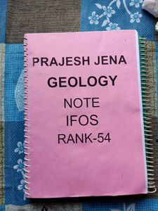 UPSC Geology Optional Notes By IFoS Prajesh Jena