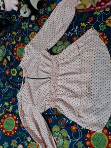 This Is Beautiful Top With Polka Dots