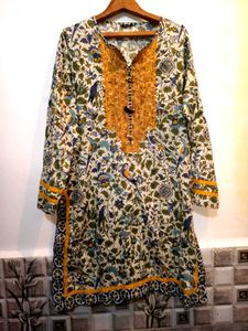 🎁Buy 2, Get 1 Free🎁Floral Print Kurta L/ XL