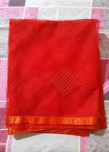 Beautiful Red Net Dupatta