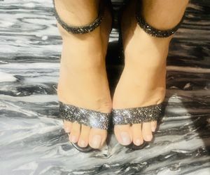 Madden Girls Sparkle Block Heels
