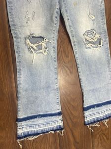 Zara Basic Ripped Jeans