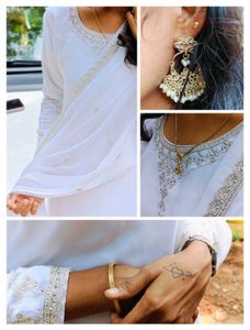 Elegant White Salwar Kameez