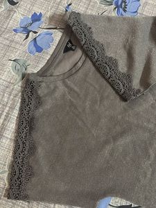 Shimmer Grey Top