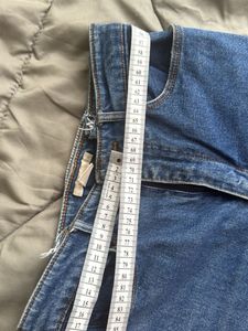 Blue Wide Leg Jeans