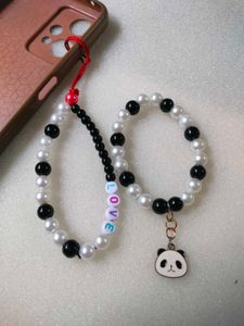 Phone Charm And Bracelet Combo