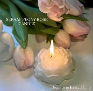 Scented Peony Rose Candles - (Set of 2)🪷