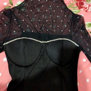Sheer Embellished Top