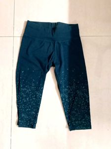 Green Mid Length Leggings