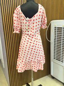 Polka Dot Short Cute Dress