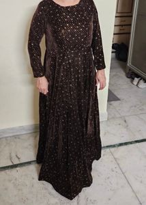 Elegant Velvet Gown