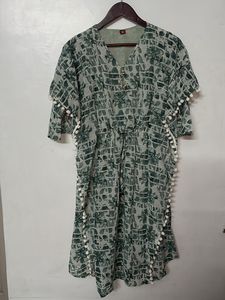 Kaftan Style Midi Sea Green