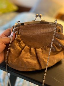 Rose Clutch In Silk