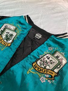 MahjongEmbroidered Sukajan Souvenir Jacket