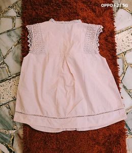 Cotton Shirt With Laces