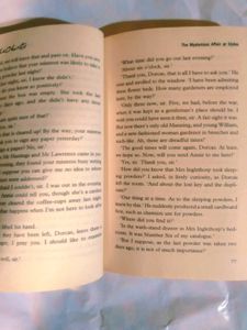 &#39;The Mysterious Affair At Styles&#39; Agatha Christie.