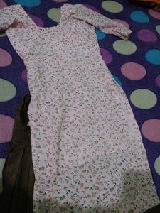 Floral Print Kurta with Salwar