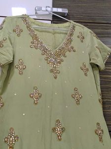 Embellished Green Tunic