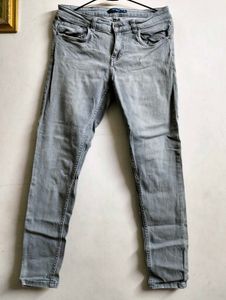 Gray Denim Jeans