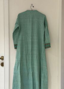 Elegant Green Cotton Kurta