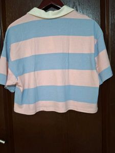 Striped H&amp;m Crop Top