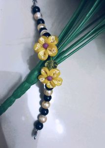 Handmade Floral Made Charm Bracelet