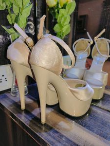 Beige Stilettos