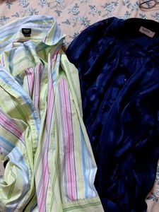 New Striped &amp; Silk Shirts Bundle
