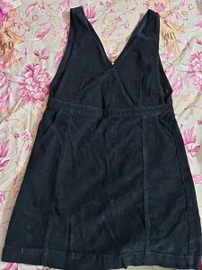 Corduroy Overall Mini Dress