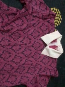 Pink Patterned Dress
