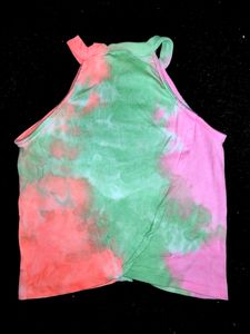 Cute Halter Tie Dye Top
