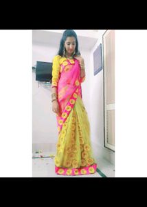Beutiful Net Saree