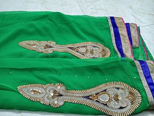 Beutiful Green Colour Saree