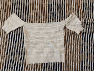 (New) Off-Shoulder Knit Top