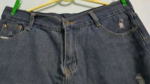 Distressed Black Jeans