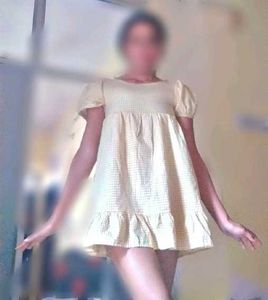 Cute Yellow checked Pinteresty Picnic MiniDress