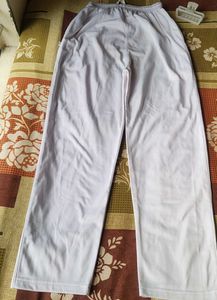 White Sports T shirt and Track pant set