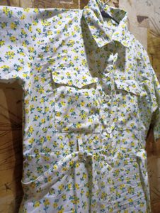 Floral Button-Up Dress
