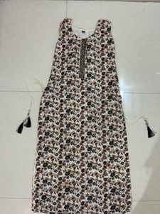 Floral Print Kurta