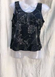 202610. Floral Print Tank Top