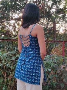 Red Printed Kurti