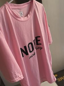 Pink &#34;Nope. Not Today&#34; Graphic Tee - Size S