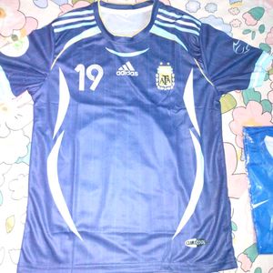 Vintage Messi Argentina Jersey