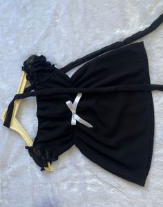 Dark CottageCore Babydoll scarf top🖤❤️‍🔥