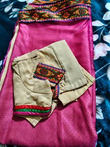 Pink Saree
