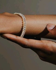 Gold-Tone Crystal Bracelet